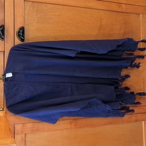 New Echo for Evereve Purple Cabana Ruana Shawl